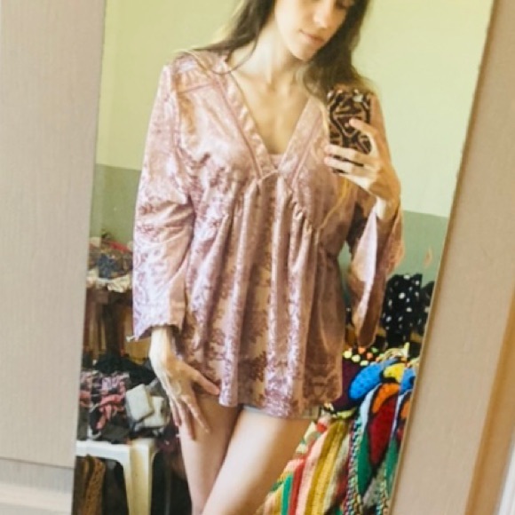 Cocomo Petite Pink Boho Top - Picture 5 of 6